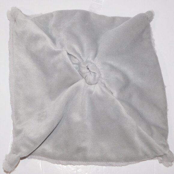 Gingerlilly Gray Plush Bunny Rabbit Gingham Duck Security Blanket Baby lovey - Picture 7 of 7